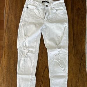 KanCan White ripped jeans